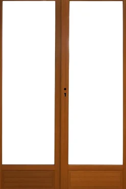 Porte Fenetre Bois 2 Vantaux H225 X L140 Côte Tableau Gd Menuiseries