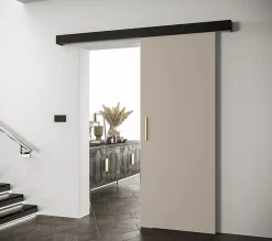 Portes coulissantes Salwador I 70x204 cm (Cachemire / Noir / Or)
