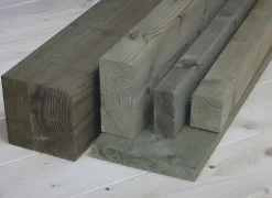 Poutre classe 3 145 x 45 mm, L.4 m vert