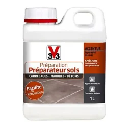 Préparateur rénovation sols carrelés V33 incolore 1L