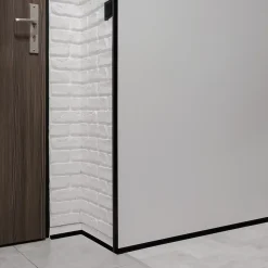QUEST Cornière PVC 20x20 mm de protection et de décoration, baguette d'angle de finition, profilé L, KT, rigide, vert clair, 150 c