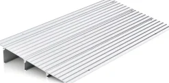 Rampe de seuil de Porte Charge 317KG Hauteur réglable Cadre en Aluminium Robuste Surface Antidérapante
