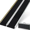 Rampe Portable en Aluminium pour Fauteuil Roulant Plaque de Transition Surface Antidérapante Autocollants