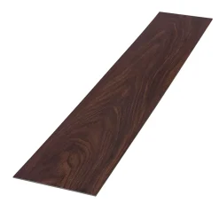 Revêtement de sol autocollant PVC ML-Design 6,69m²/48 planches 91,5x15,3cm rouge-brun aspect noyer