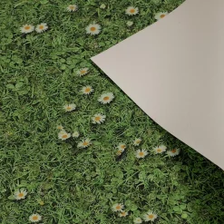 Revêtement de sol PVC 3D Moonlight Vinyle Marguerites 100 x 100 cm - Floordirekt