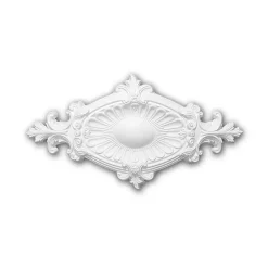 Rosace Profhome 156043 Élement décorative Élement pour plafond 58,5 x 31,5 cm