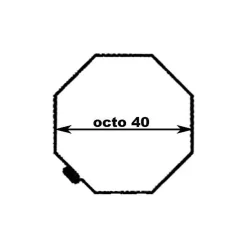 ROUE + COURONNE DEPRAT OCTO40 POUR LS 40