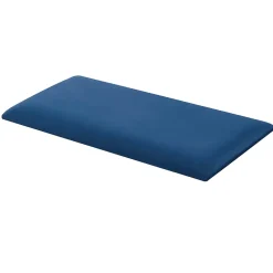 Set de 3 coussins muraux Carpino en velours 60 x 30 cm bleu marine neu.haus