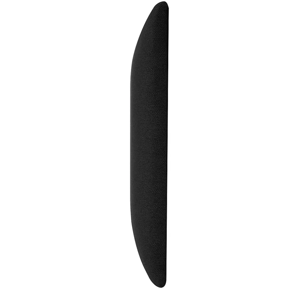 Set de 3 coussins muraux Carpino en tissu 60 x 30 cm noir neu.haus