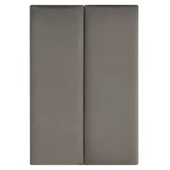 Set de 2 coussins muraux Carpino en velours 90 x 30 cm gris foncé neu.haus