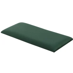 Set de 3 coussins muraux Carpino en velours 60 x 30 cm vert foncé neu.haus