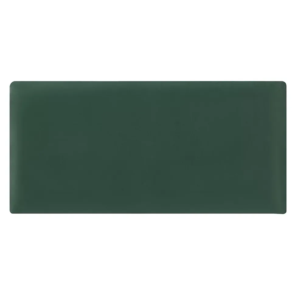 Set de 3 coussins muraux Carpino en velours 60 x 30 cm vert foncé neu.haus