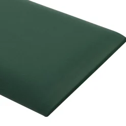 Set de 3 coussins muraux Carpino en velours 60 x 30 cm vert foncé neu.haus