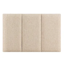 Set de 3 coussins muraux Carpino en tissu 60 x 30 cm beige neu.haus