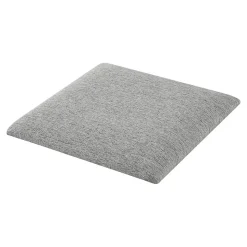 Set de 4 coussins muraux Carpino en tissu 30 x 30 cm gris clair neu.haus