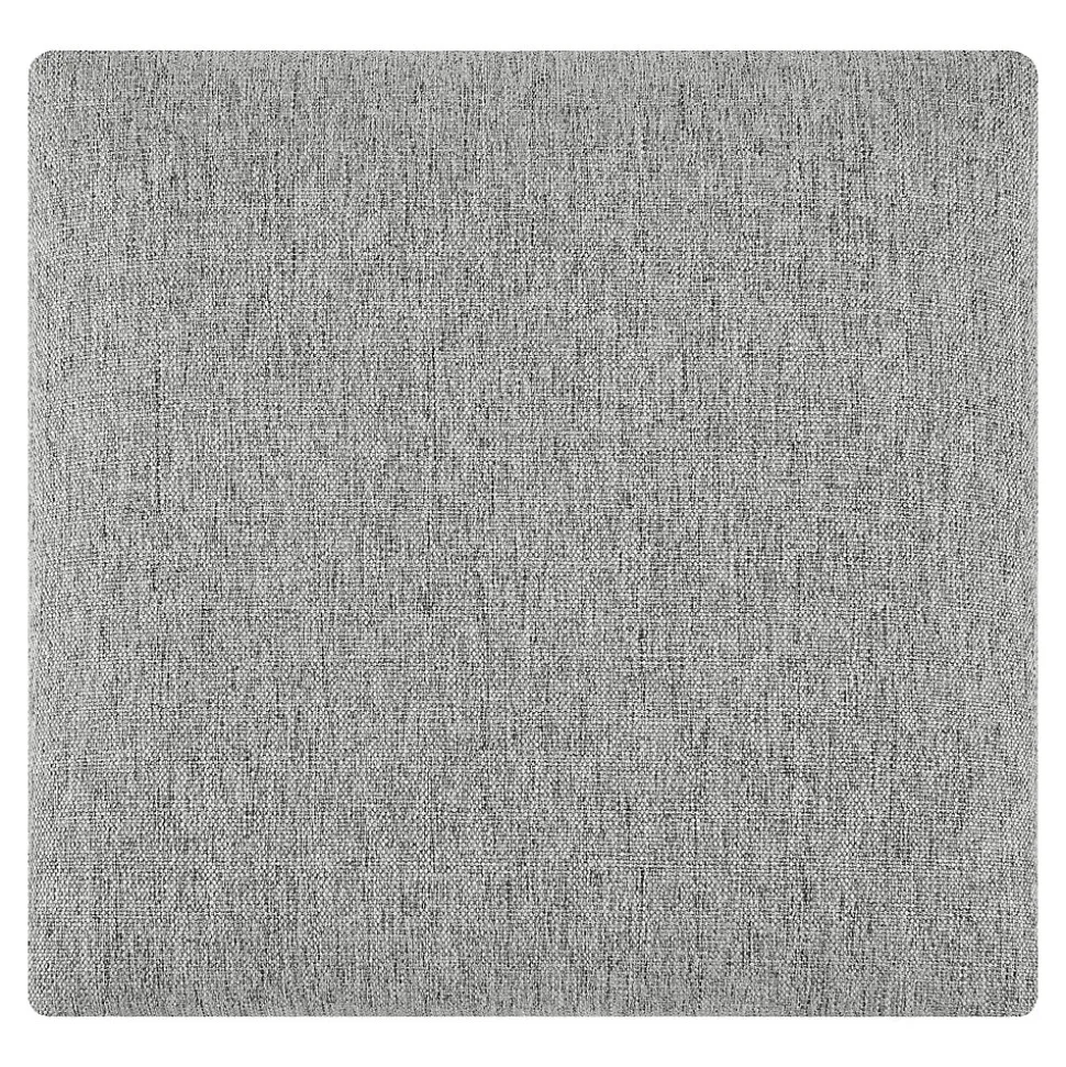 Set de 4 coussins muraux Carpino en tissu 30 x 30 cm gris clair neu.haus