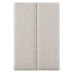 Set de 2 coussins muraux Carpino en tissu 90 x 30 cm gris neu.haus