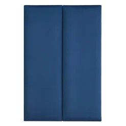 Set de 2 coussins muraux Carpino en velours 90 x 30 cm bleu marine neu.haus
