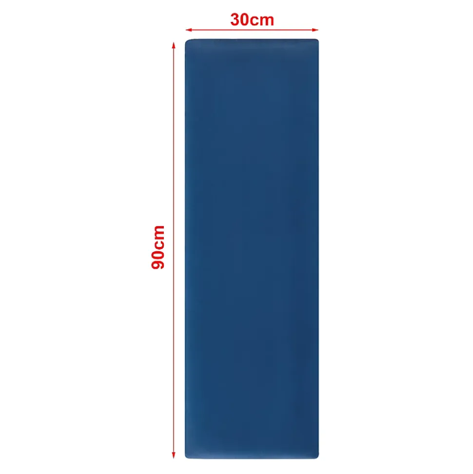 Set de 2 coussins muraux Carpino en velours 90 x 30 cm bleu marine neu.haus