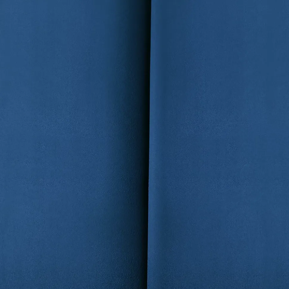 Set de 2 coussins muraux Carpino en velours 90 x 30 cm bleu marine neu.haus
