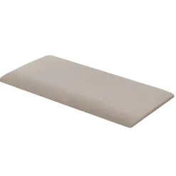 Set de 3 coussins muraux Carpino en velours 60 x 30 cm gris clair neu.haus