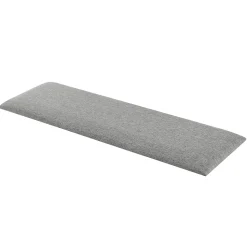 Set de 2 coussins muraux Carpino en tissu 90 x 30 cm gris clair neu.haus
