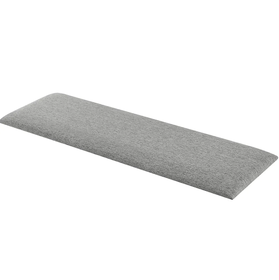 Set de 2 coussins muraux Carpino en tissu 90 x 30 cm gris clair neu.haus
