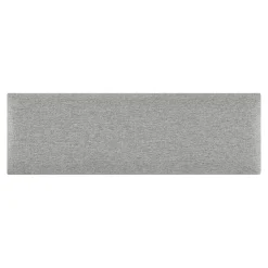 Set de 2 coussins muraux Carpino en tissu 90 x 30 cm gris clair neu.haus