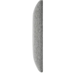 Set de 2 coussins muraux Carpino en tissu 90 x 30 cm gris clair neu.haus