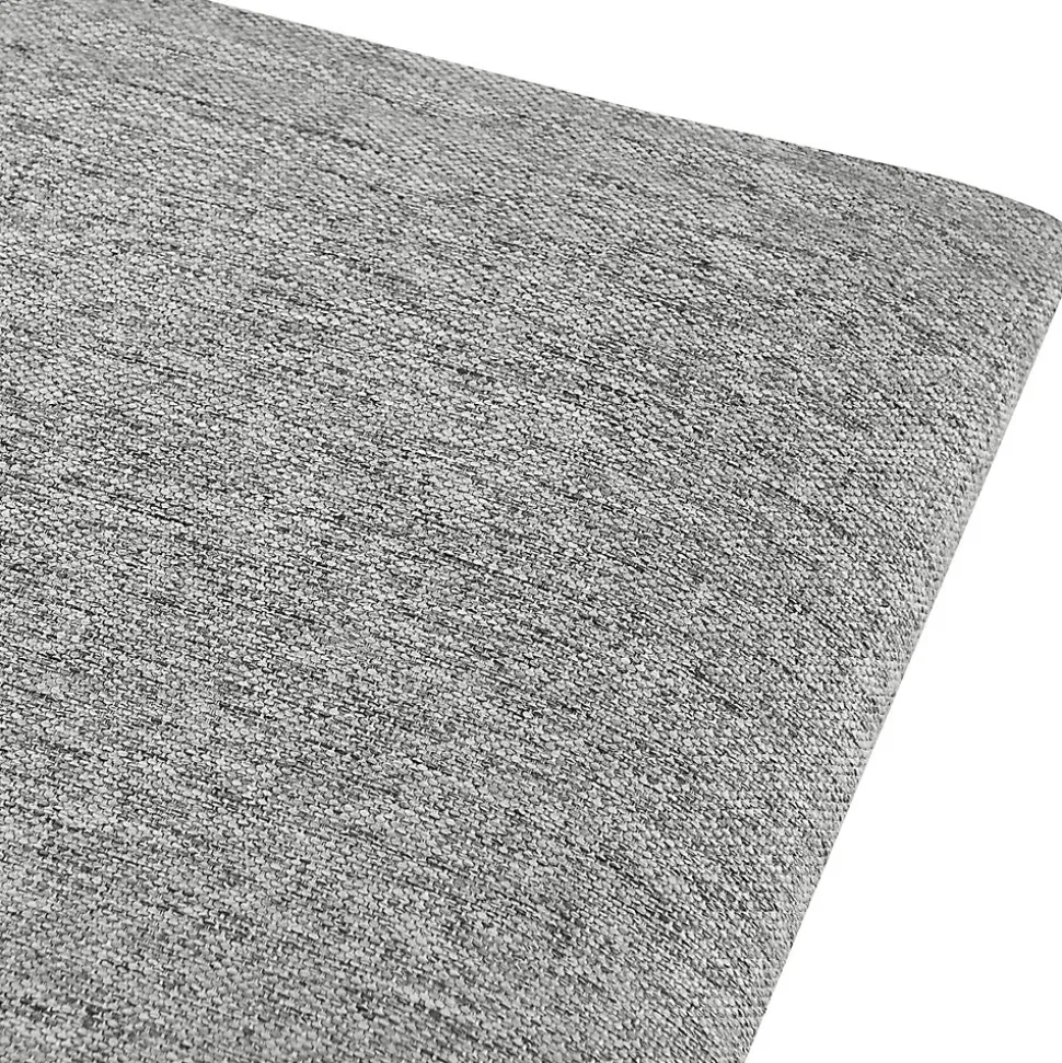 Set de 2 coussins muraux Carpino en tissu 90 x 30 cm gris clair neu.haus