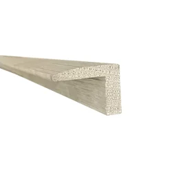 Seuil Arrêt Chêne l. 35mm Long. 1m Parquet Ep. 20mm Brut