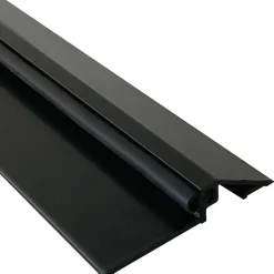 Seuil de porte (PMR) avec joint, Laqué noir, 1,95m
