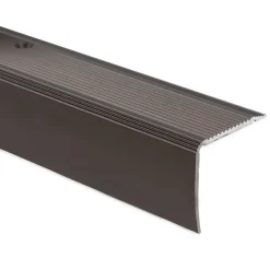 Seuil d'escalier Integral, Forme: L 30 x 20 mm Longueur: 134 cm, Auto-adhésif, Bronze