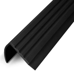 Seuil d'escalier Michigan PVC 45 x 42 mm Noir Longueur: 100 cm