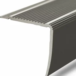 Seuil d'escalier Pré-percé, Forme: L 35 x 30 mm, Longueur: 100 cm, Champagne