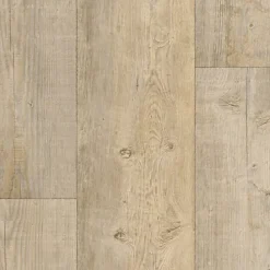 Sol Lino - Imitation parquet bois blanc vieilli - Rouleau de 4m x 2m