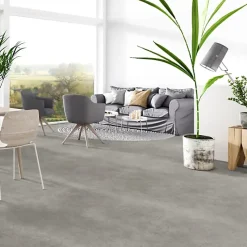 Sol PVC Best - Effet Béton Gris - Rouleau de 1m x 5m