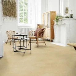 Sol PVC Best - Effet Béton Beige - Rouleau de 2m x 5m