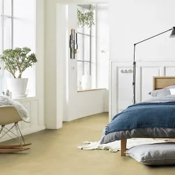 Sol PVC Best - Effet Béton Beige - Rouleau de 3m x 5m