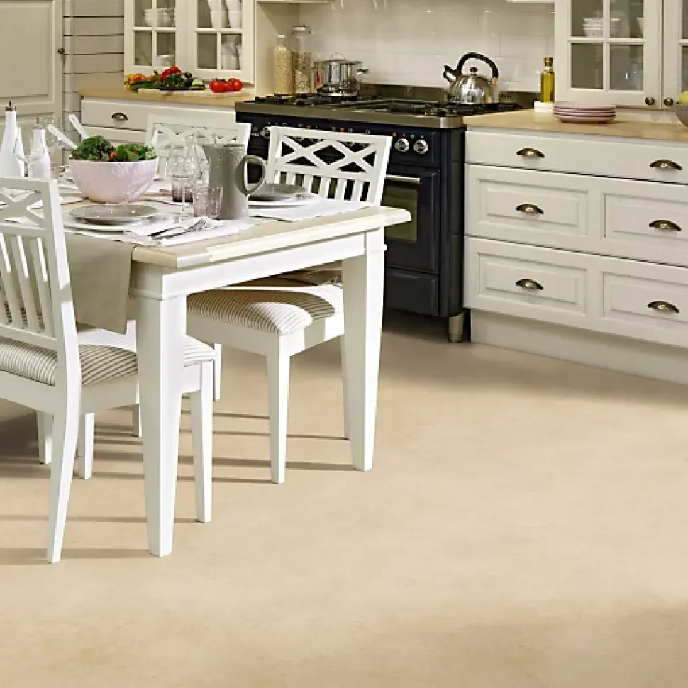 Sol PVC Best - Effet Béton Beige - Rouleau de 3m x 5m