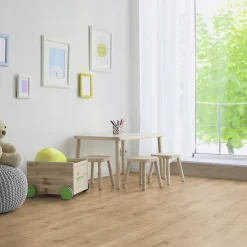 Sol stratifié Marcel effet chêne L. 138,3 x l. 19,3 cm, ép. 1cm GoodHome