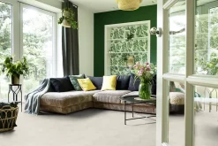 Sol vinyle rouleau Booster Madras effet béton blanc L.2m Gerflor