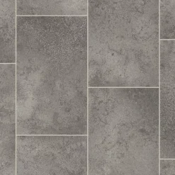 Sol vinyle rouleau Ecofloor Gris l.4 m x Ép.0,14 mm (vendu à la coupe)