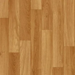 Sol vinyle rouleau Ecofloor effet chêne moyen L.4m IVC