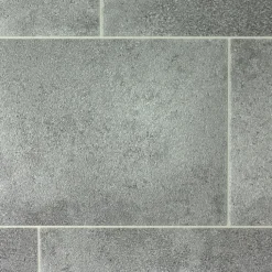 Sol Vinyle Style - Imitation Carrelage gris - Echantillon 15 x 20 cm