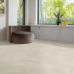 Sol vinyle Textile - Effet béton lissé gris centaure - Rouleau de 3m x 2m