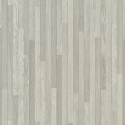 Sol vinyle Textile - effet parquet lames étroites grises - Rouleau de 4m x 6m