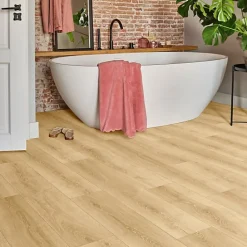 Sol Vinyle Textile - Imitation parquet naturel - Rouleau de 2m x 9m