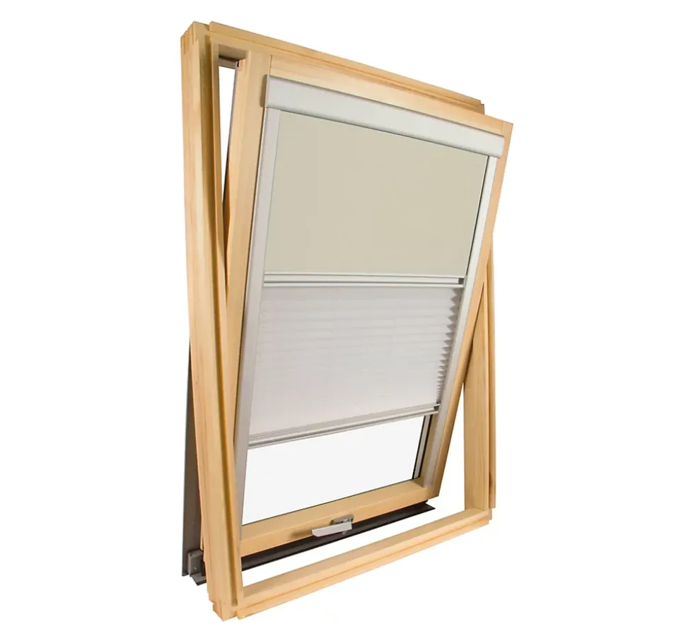 Store Duo compatible fenêtre de toit VELUX pour dimension 304, 1, M04 - Beige