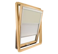 Store Duo compatible fenêtre de toit VELUX pour dimension CK02 - Beige